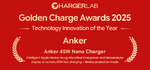 ChargerLAB Golden Charge Awards 2025 — Anker