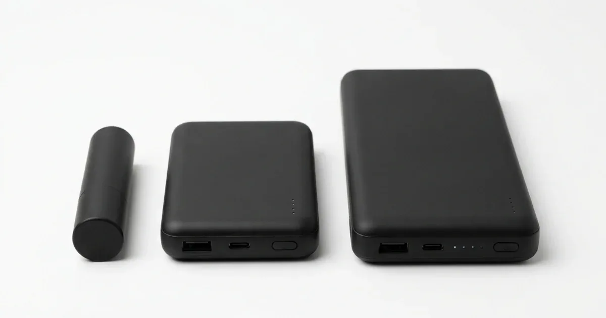 5000mAh أم 10000mAh أم 20000mAh — أي سعة باور بانك تناسب احتياجك فعلاً في 2026؟