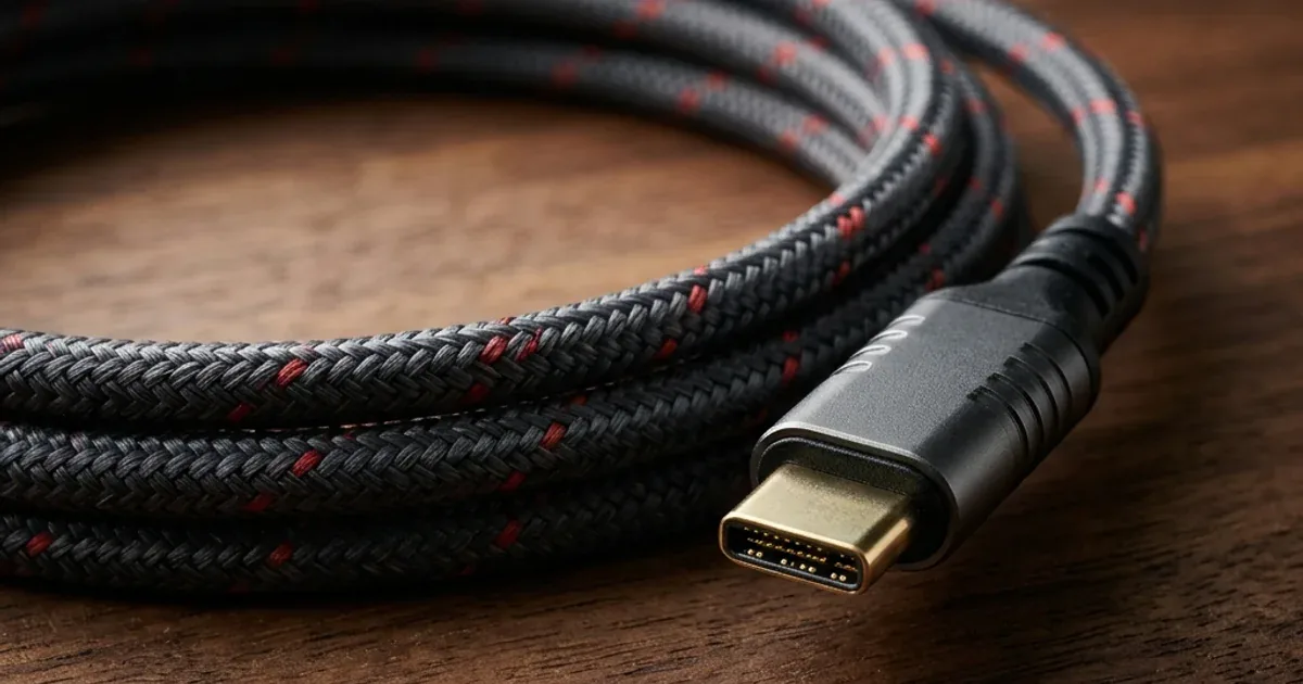 كابل USB-C 240W لشحن لابتوبات الجيمنج — متى تحتاجه فعلاً ومتى هو مضيعة فلوس؟