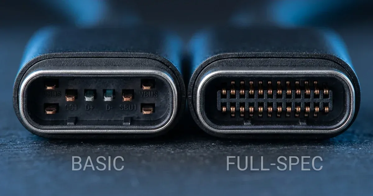 مش كل منفذ USB-C واحد — إزاي تفرق بين 240W و Thunderbolt والعادي؟