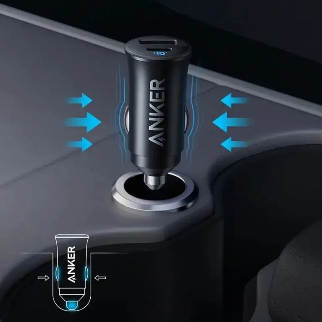 شاحن سيارة انكر A2741 مدمج في قابس ولاعة السيارة