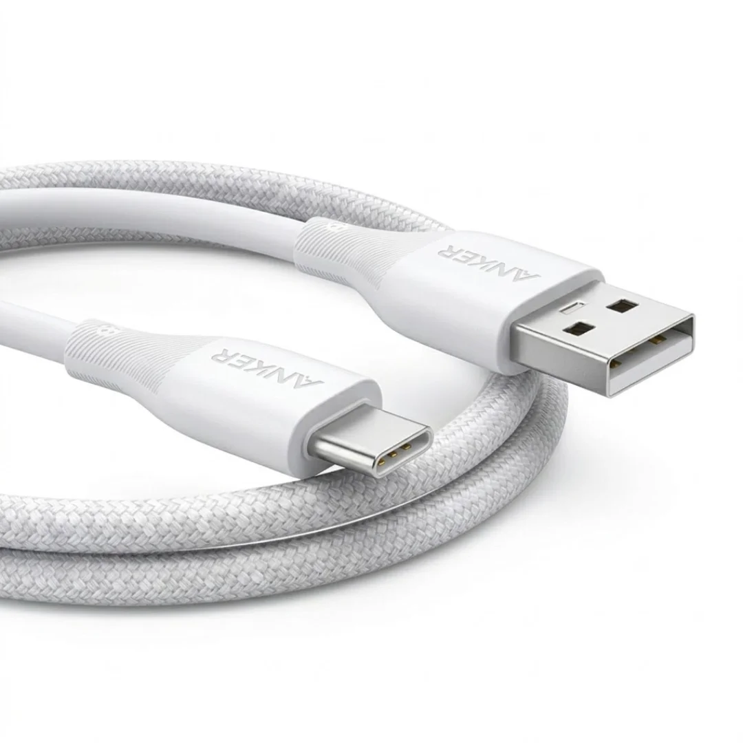 Anker A8050 USB-C connector detail reinforced stress point