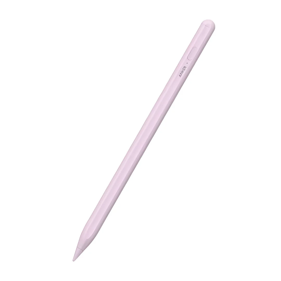 قلم أنكر Pencil | ستايلس آيباد | حساسية ميل | رفض لمس كف | مغناطيسي N52 | BT 5.3 | 8 ساعات | ضمان 18 شهر