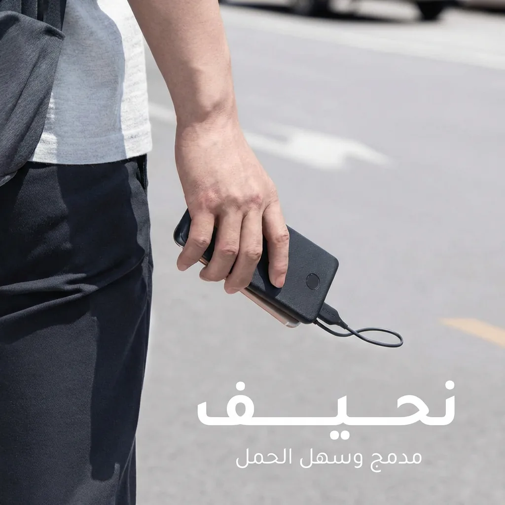 محتويات علبة انكر باور كور 10000 الأصلية مع كابل مايكرو USB - كايرو فولت مصر