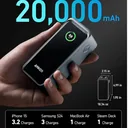 Anker Prime A1336 باور بانك 20000mAh في اليد مع الأبعاد وعدد الشحنات - CairoVolt