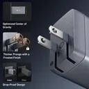 Anker Prime A2688 foldable US prongs, frosted finish, drop-proof - أطراف قابلة للطي شاحن أنكر برايم | CairoVolt