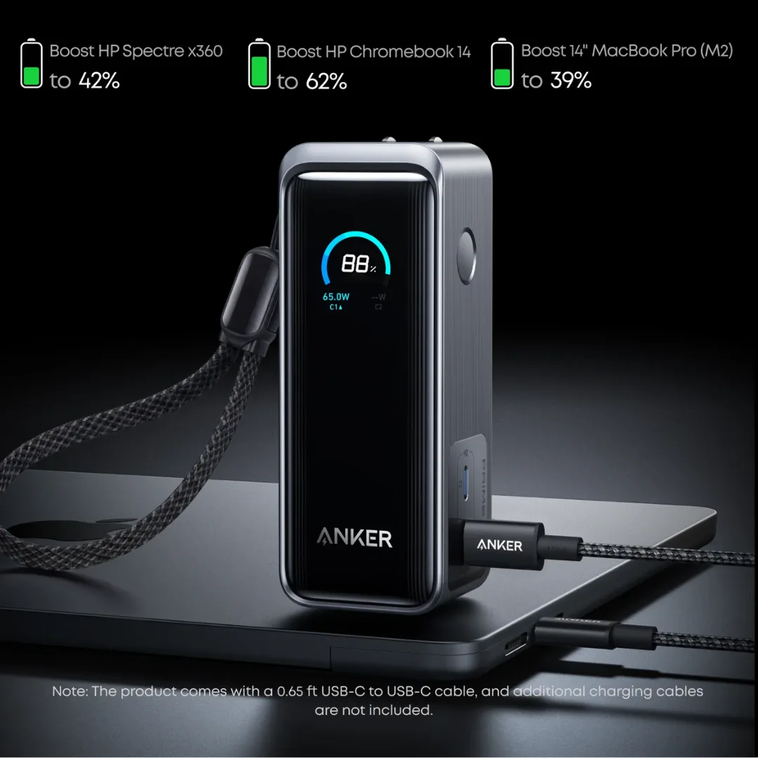 ⚡ Anker Prime Fusion 65W A1339 | 9,600mAh | COD Egypt