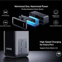 Anker Prime Fusion 65W internals — GaN, magnetic core, dual USB-C ports with PD 3.0 fast charging — كايرو فولت
