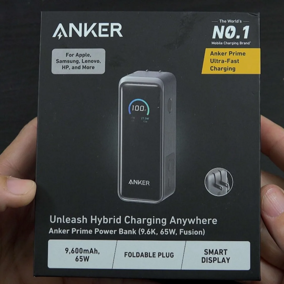 ⚡ Anker Prime Fusion 65W A1339 | 9,600mAh | COD Egypt