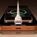 Anker Ultra-Soft 240W USB-C cable charging an iPhone through its USB-C port - CairoVolt