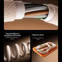 Anker 240W cable internal conductor construction, anti-tangle flexibility and the included silicone strap - CairoVolt
