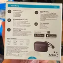 Back of Soundcore A25i box: what's in the box, 9/28h, IPX5, 2 mics - محتويات علبة أنكر - CairoVolt