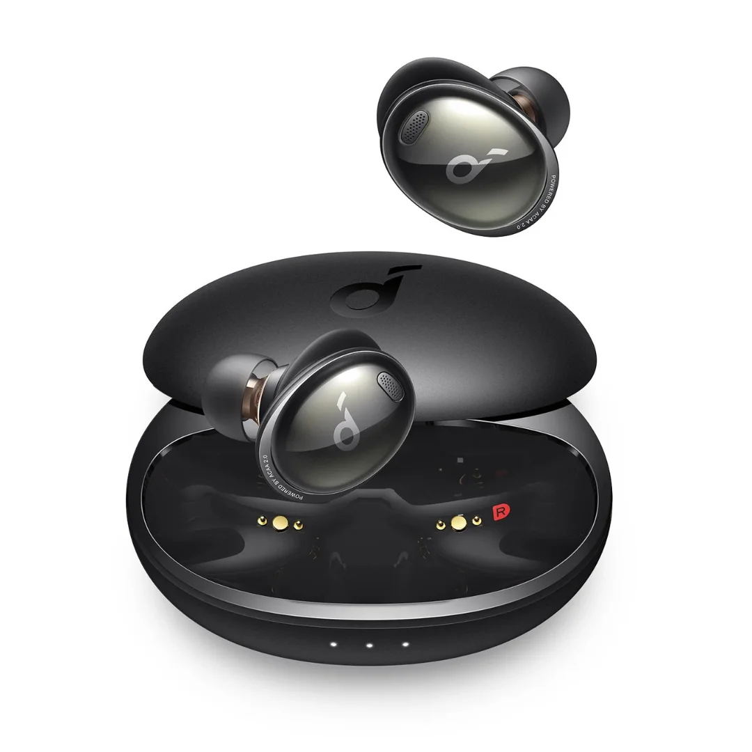 سماعة ساوندكور Liberty 3 Pro | درايفر 10.6mm ACAA 2.0 مزدوج | HearID ANC | LDAC | شحن لاسلكي | 32 ساعة | ضمان 18 شهر