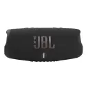 JBL Charge 5 JBLCHARGE5 black speaker straight front view with JBL logo and battery LED - CairoVolt