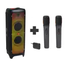 سماعة JBL PartyBox 1000 مع اثنين مايك JBL لاسلكي وريسيفر التوصيل في صورة واحدة - كايرو فولت