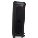 الجانب في سماعة JBL PartyBox 1000 بشعار JBL كبير ولمسات برتقالية في الأركان - كايرو فولت