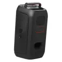 JBL PartyBox Club 120 JBLPBCLUB120 rear three-quarter view with folding handle raised and port covers closed - CairoVolt