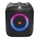 سماعة JBL PartyBox Encore Essential من الأمام بشبكة السماعة وحلقة إضاءة وردي وأزرق - كايرو فولت