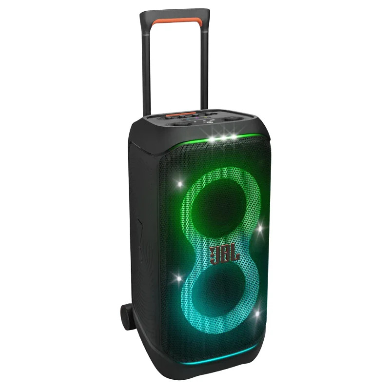 JBL PartyBox Stage 320 — بازوكا أفراح 240 واط | بطارية 18 ساعة تتبدل | عجل