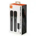 العلبة الأصلية لطقم مايك JBL PartyBox Wireless Mic وعليها المايكين والريسيفر وبطارية 20 ساعة - كايرو فولت