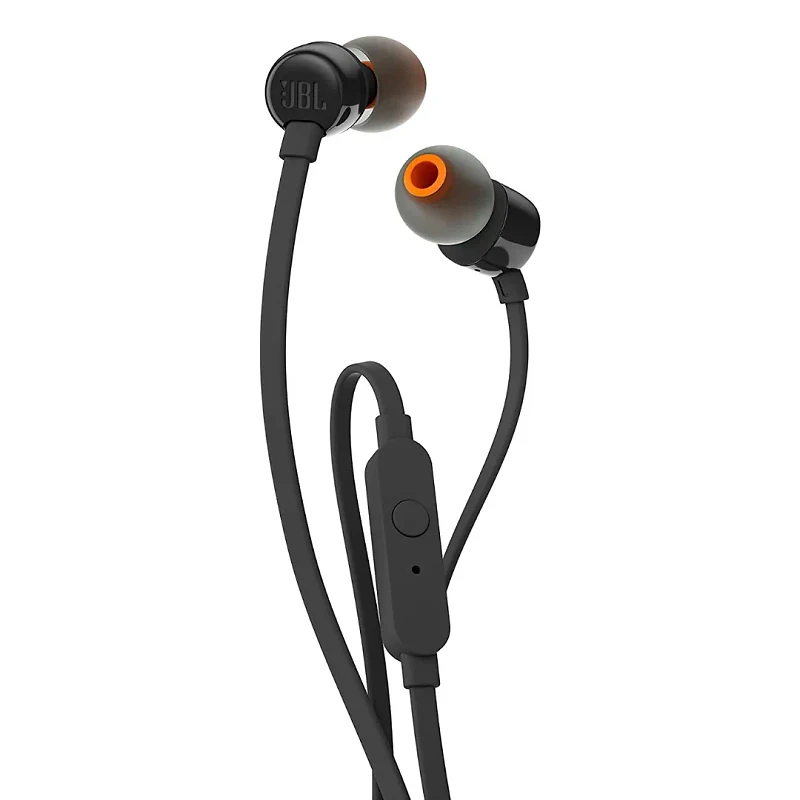 JBL T110 — سماعة بسلك 3.5 ملم | درايفر Pure Bass مقاس 9 ملم | مايك وريموت