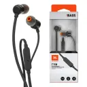 سماعة JBL T110 السلكية السوداء جنب علبة البيع Pure Bass - كايرو فولت