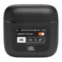 العلبة الذكية لسماعة JBL Tour Pro 2 مقفولة موضح شاشة اللمس بخيارات ANC والبطارية - كايرو فولت