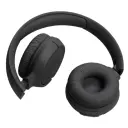 JBL Tune 520BT JBLT520BT black headphones laid flat showing padded ear cushion and driver mesh - CairoVolt