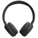JBL Tune 520BT JBLT520BT black headphones front view with volume controls visible on right ear cup - CairoVolt