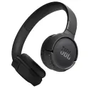 JBL Tune 520BT JBLT520BT black wireless on-ear headphones, three-quarter hero view - CairoVolt