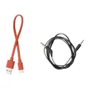 ملحقات سماعة JBL Tune 720BT: كابل شحن USB-C برتقالي وكابل أوكس 3.5 ملم أسود - كايرو فولت