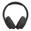 سماعة JBL Tune 770NC سوداء من الأمام وتظهر وسادتا الأذن وزر عزل الضوضاء - كايرو فولت