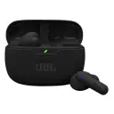 JBL Wave Beam JBLGO4-class TWS earbuds in black, open charging case with one earbud in front - CairoVolt
