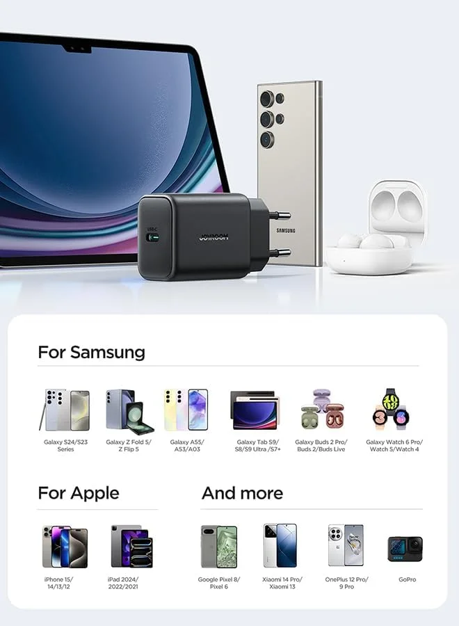 Joyroom 25W USB-C Charger iPhone 17 Compatible