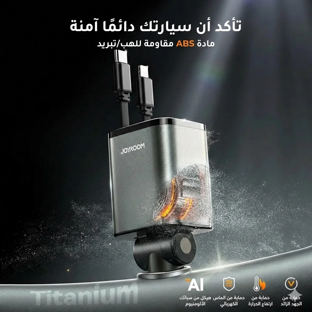 شاحن سيارة جوي روم 60 واط 3 في 1 مصر