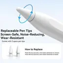 Joyroom JR-X15 replaceable screen-safe pen tips and how to swap them by rotating the collar - CairoVolt